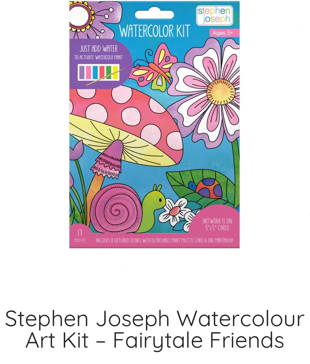 Stephen Joseph Fairytale Friends Watercolor Art Kit