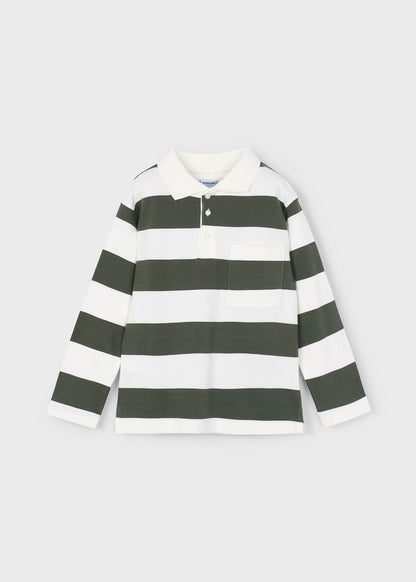 MAYORAL: BOYS STRIPED POLO SET