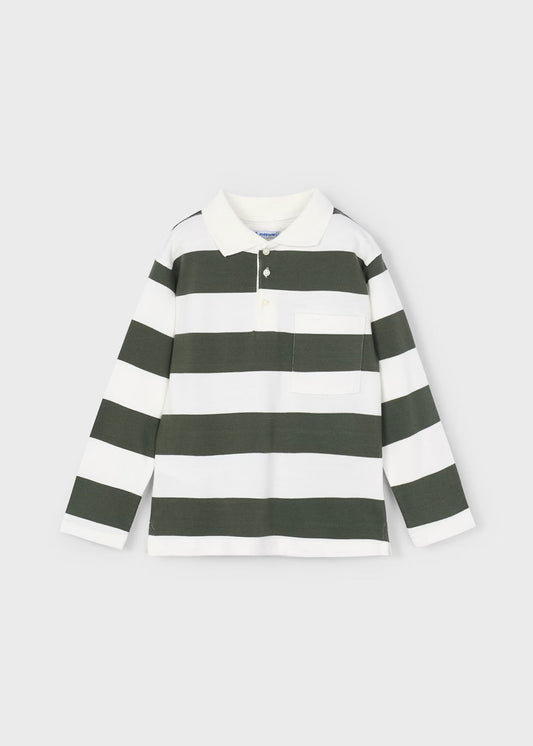 MAYORAL: BOYS STRIPED POLO SET