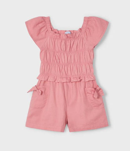 MAYORAL: CORAL   PULL UP ROMPER