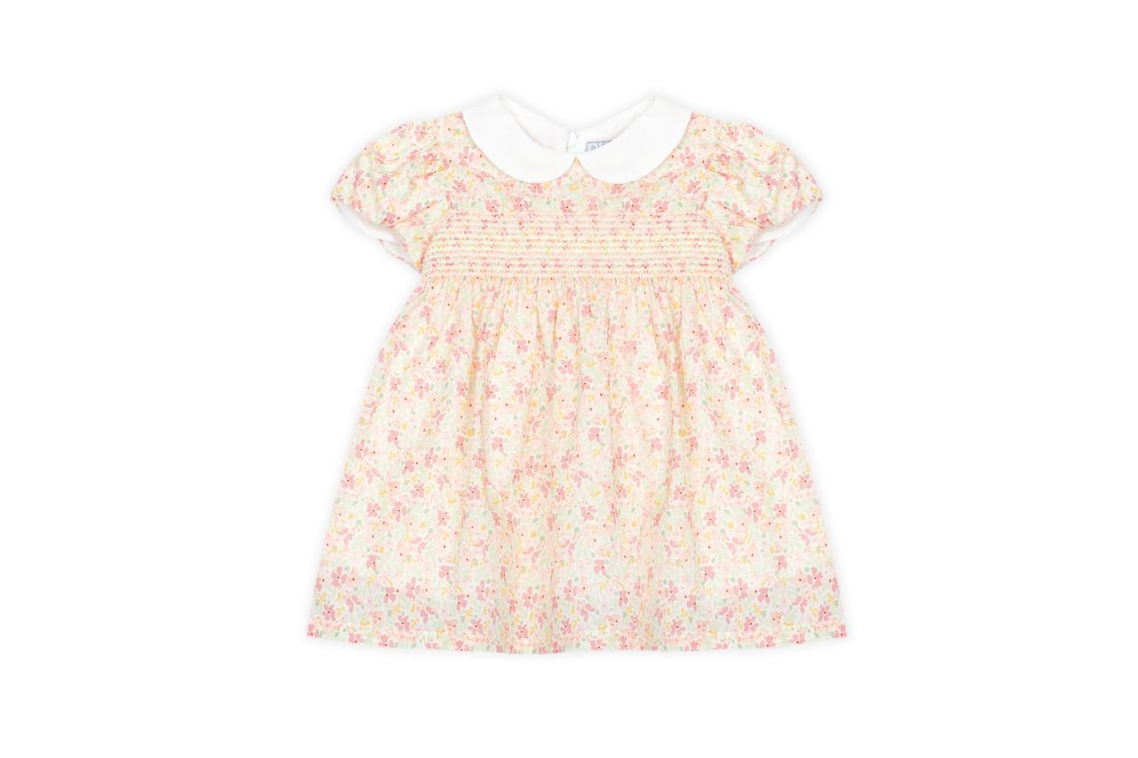 DK: Coral Floral Dress