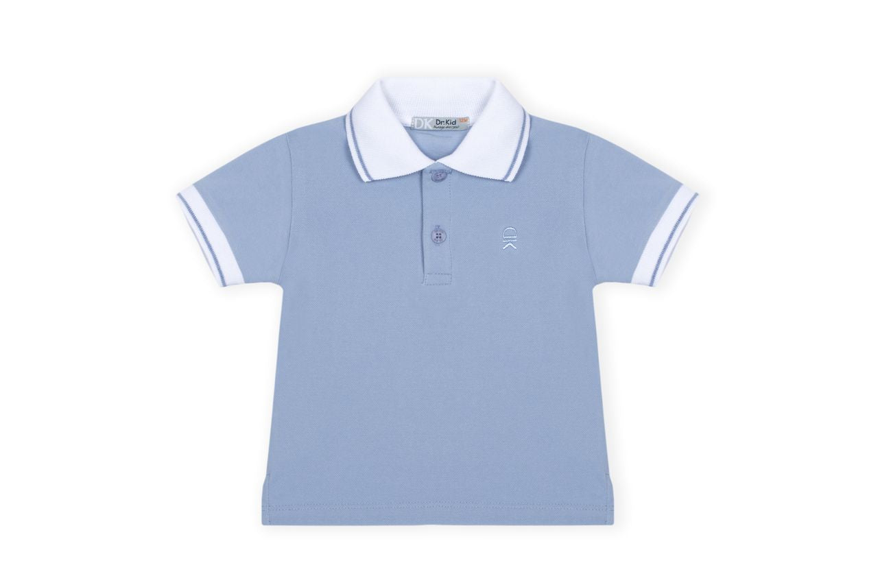 DK: Light Blue Poloshirt
