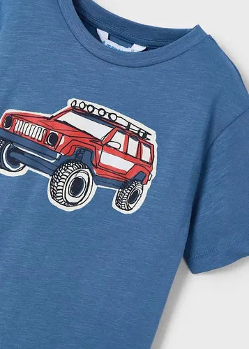 MAYORAL: BOYS TRUCK PRINTED T-SHIRT