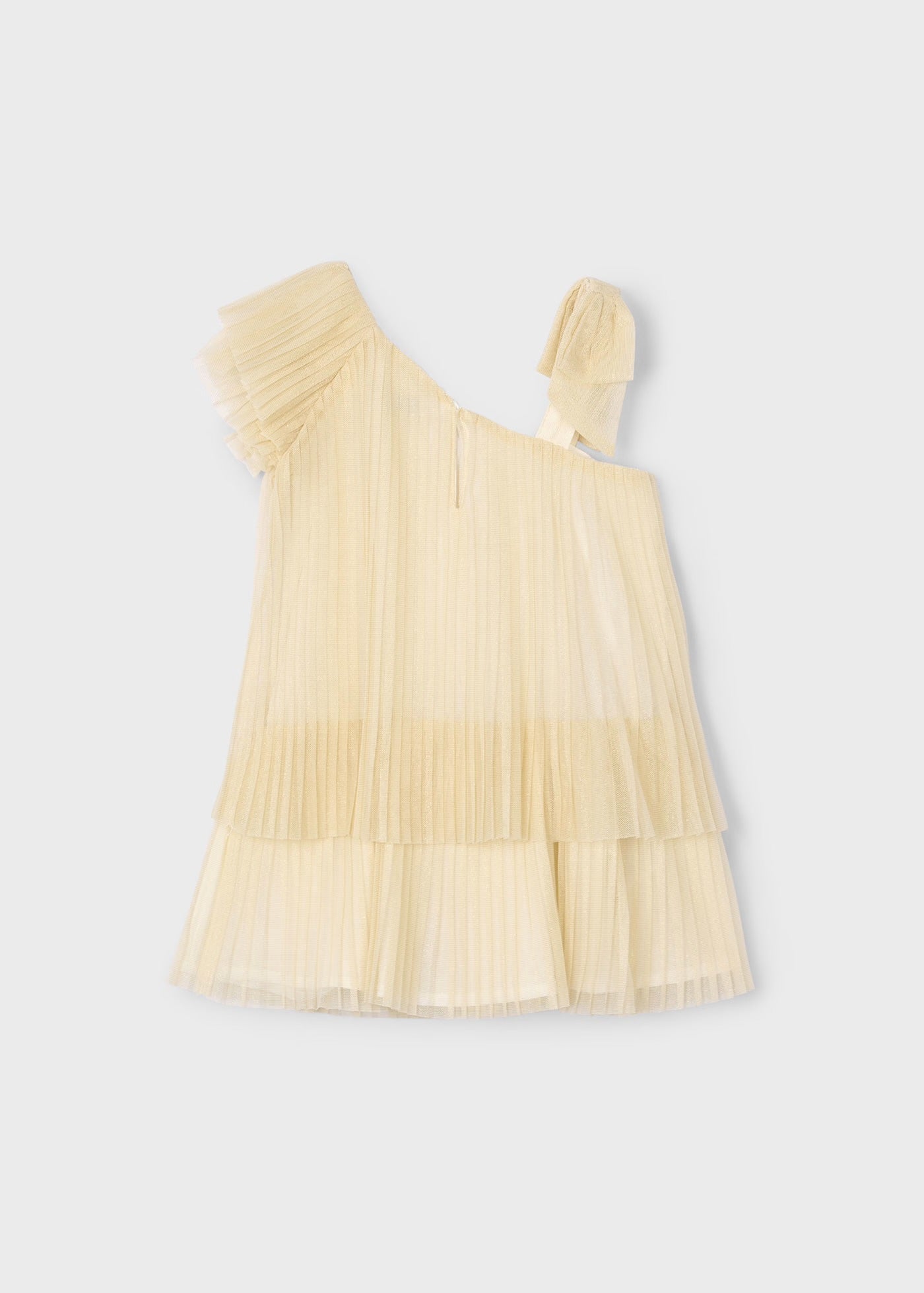 Mayoral: Champagne Dress and Cielo