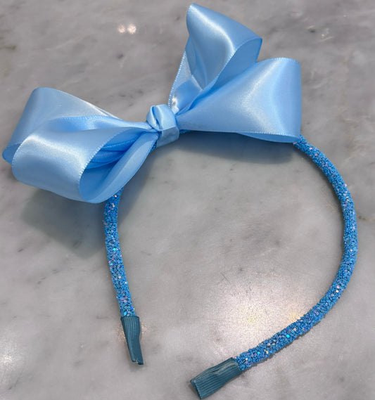 SILK BOW HEADBAND