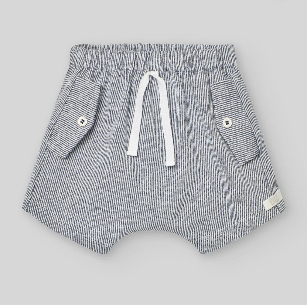 PAZ RODRIGUEZ: “PAZO” Navy Blue Striped Short