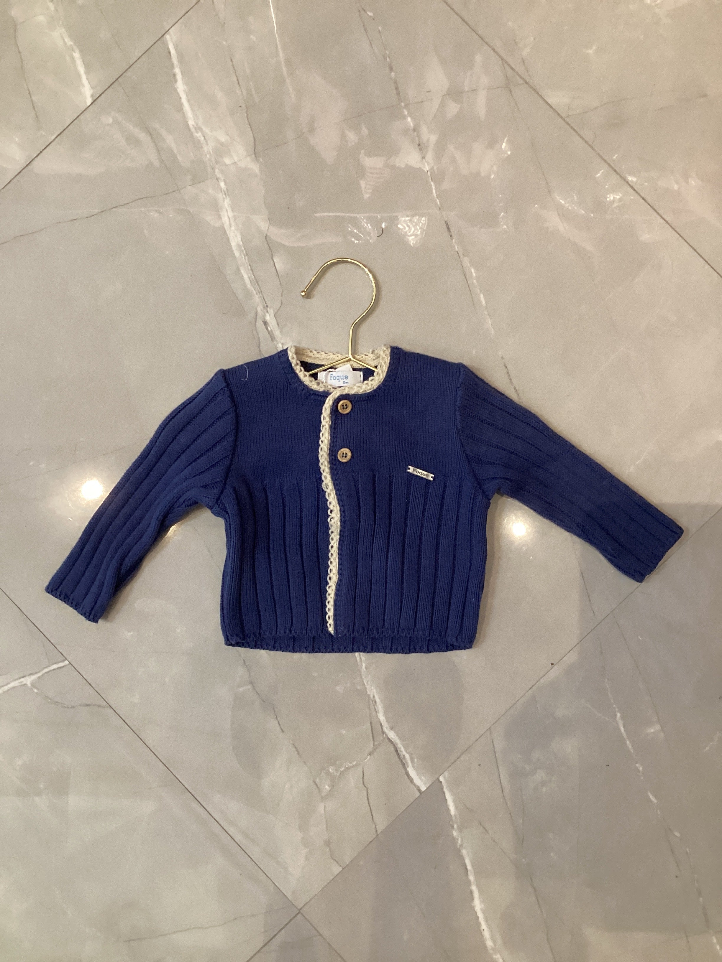 FOQUE: BLUE SWEATER