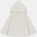 Martin Aranda : Hooded Lined Coat in Sweater Knit Cotton