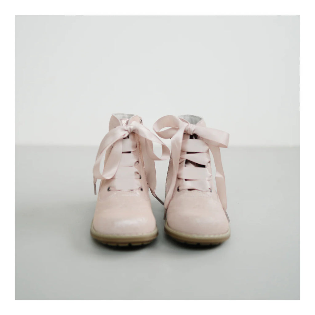 LA'MOUR: Pink Shimmer Boot