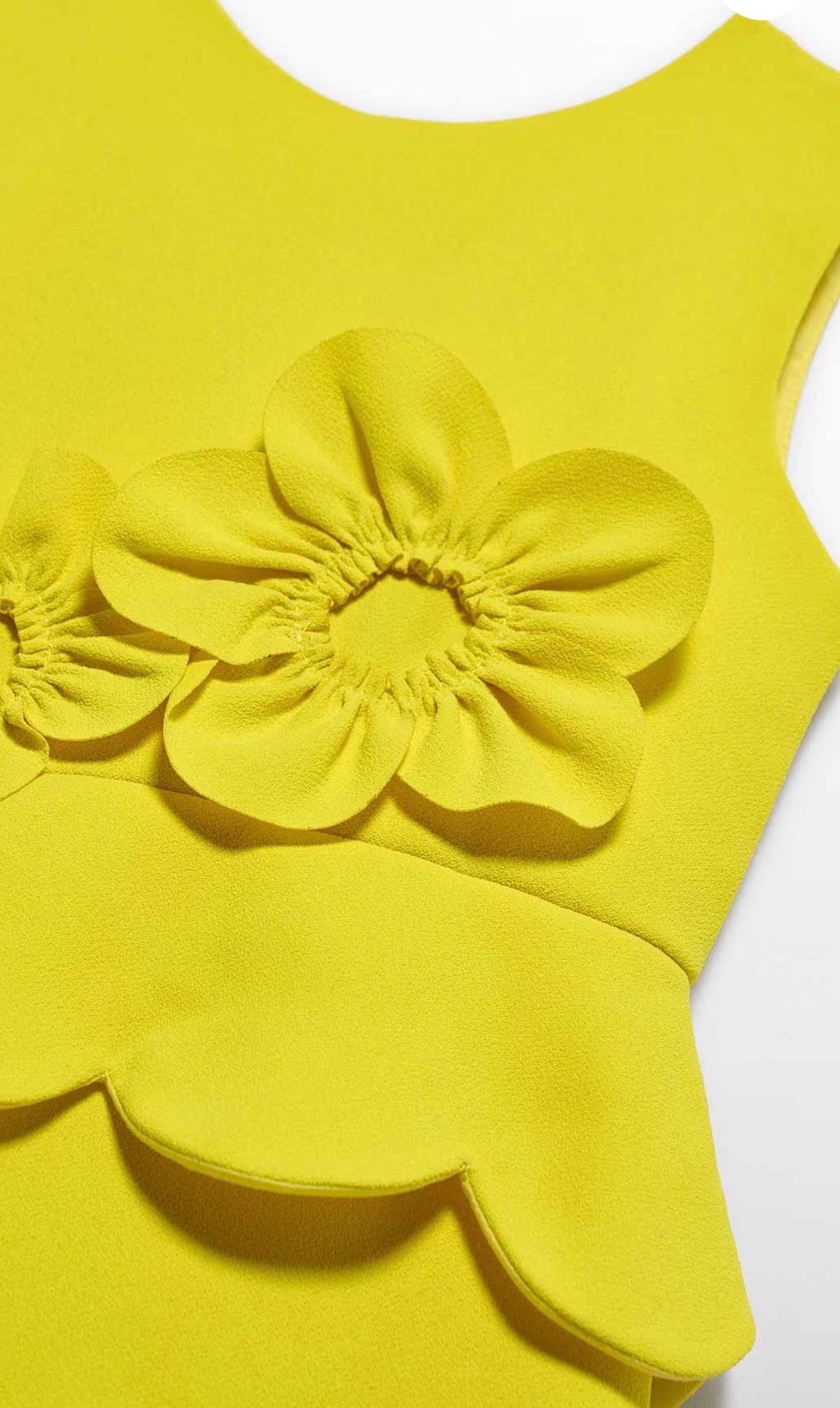 ABEL & LULA : Short Crepe Jumpsuit 3D Flower