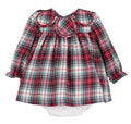 SOPHIE & LUCAS : GINGERBREAD PLAID PETAL FLOAT RED