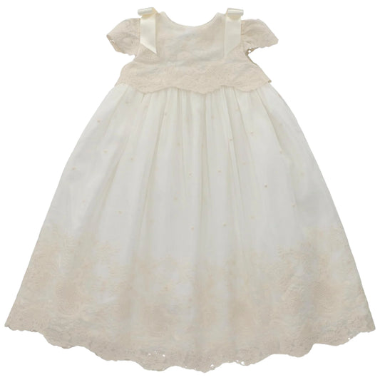 MARTIN ARANDA: IVORY BAPTISMAL DRESS