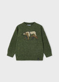 MAYORAL : Boys Knit bear long sleeve