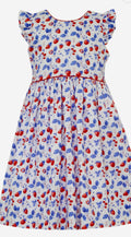 SUMMER BERRIES - Sleeveless sundress w/ bow in the back - non smocked