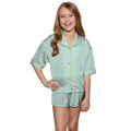 Sunshine Society : Silky Turquoise Pj Set