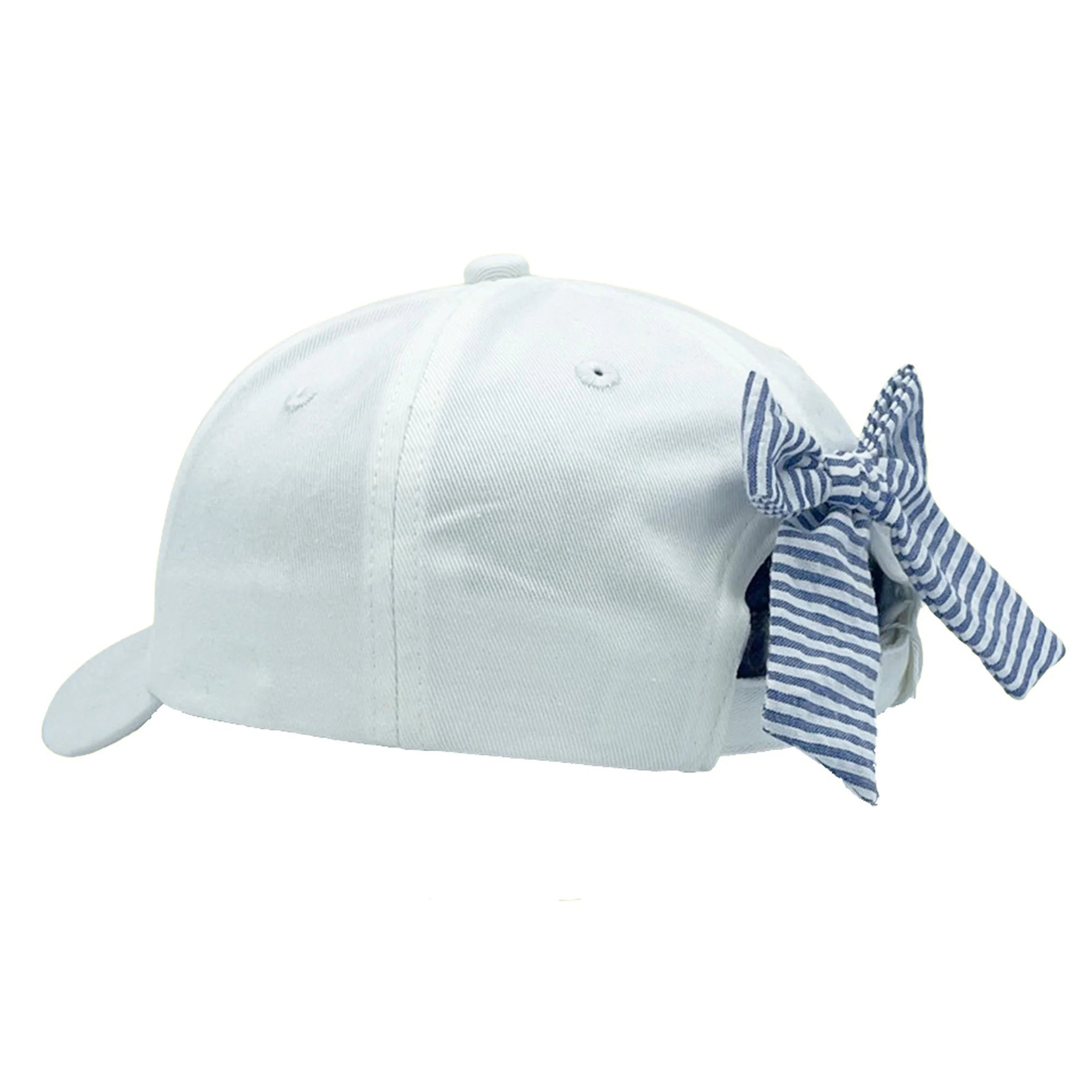 BITS & BOWS : AMERICAN FLAG BOW BASEBALL HAT