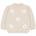 Martin Aranda : Sweater w/Flower in Sweater Knit Cotton