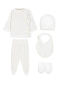 Dr. Kid : 5 Piece Set : Top & Leggings W/Feet, Hat, Mittens & Bib