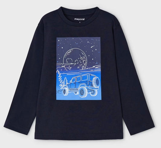 MAYORAL: 4057 GLOW IN THE DARK SHIRT