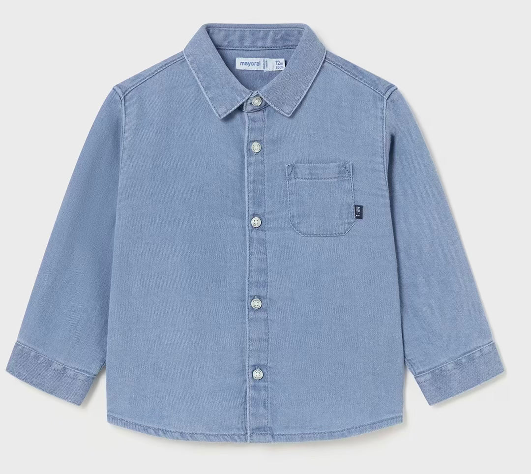 MAYORAL : BOYS DENIM BLOUSE