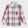 MAYORAL :  l/s checked shirt