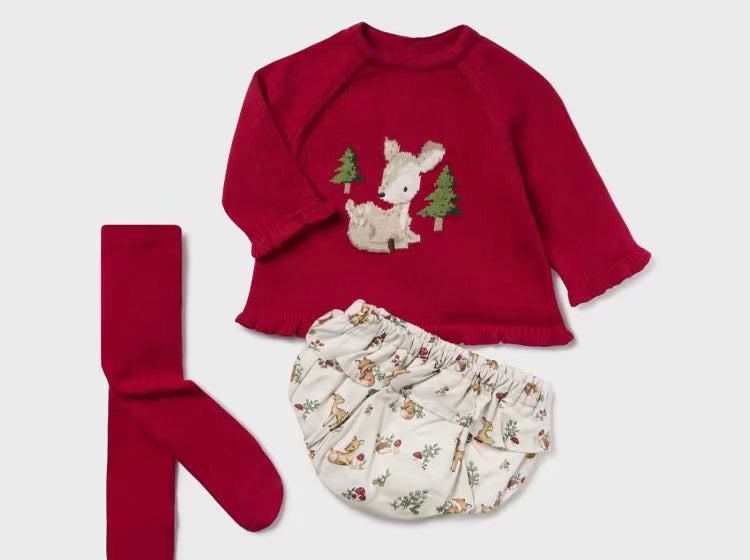 MAYORAL: KNIT SWEATER SET