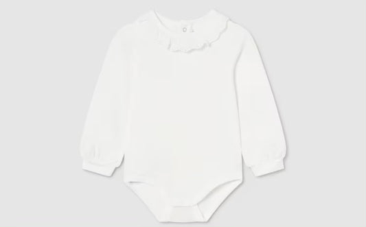 MAYORAL: White cotton body suit