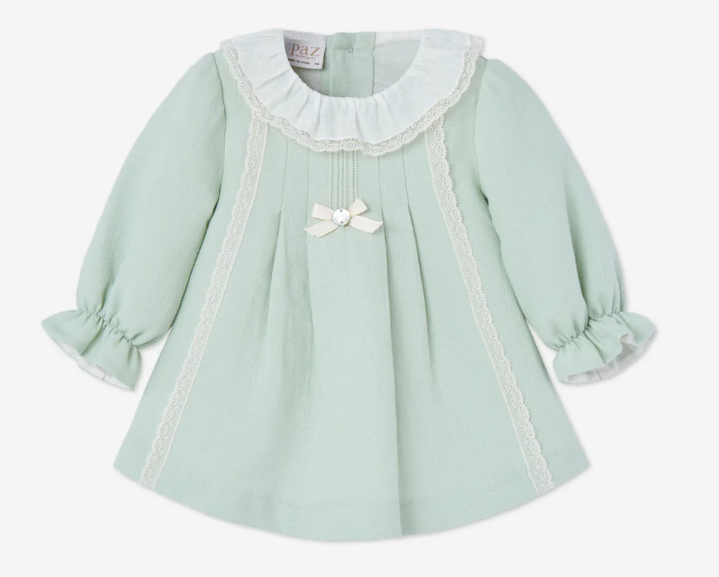 PAZ: WOVEN NEWBORN DRESS “MININO”