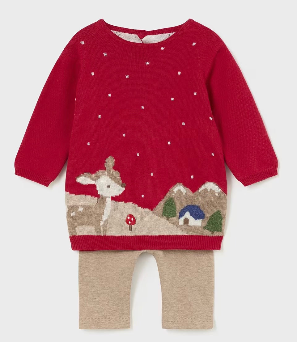 MAYORAL: KNIT LEGGINGS SET