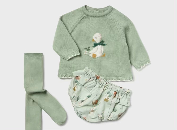 MAYORAL: KNIT SWEATER SET