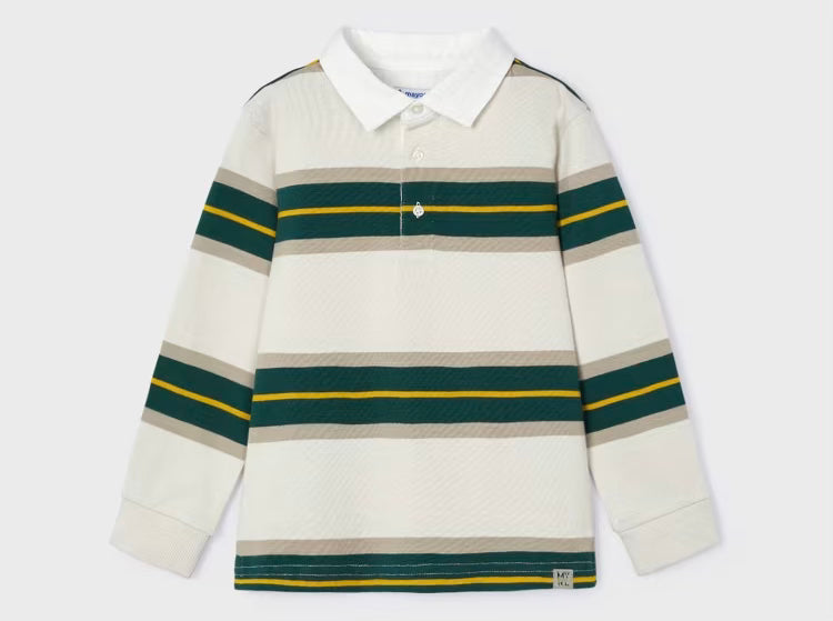 MAYORAL: l/s stripes polo