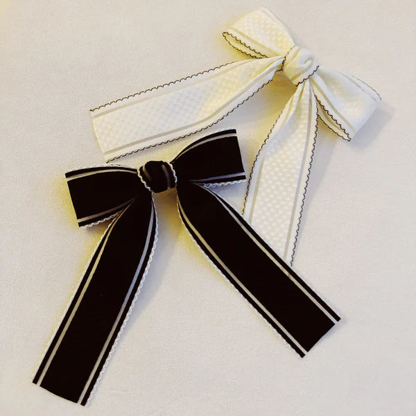 ELLISON + YOUNG: LOVELY EDGES BOW HAIR CLIP
