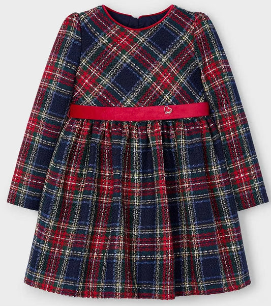 MAYORAL: PLAID DRESS
