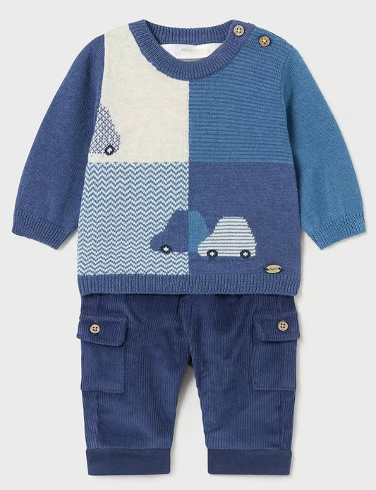 MAYORAL: JERSEY AND LONG TROUSERS SET