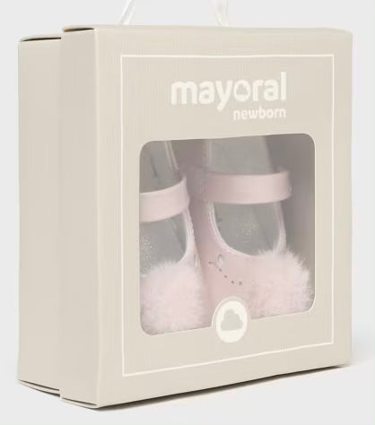 MAYORAL : PINK POM POM DRESSY MARY JANE SHOES