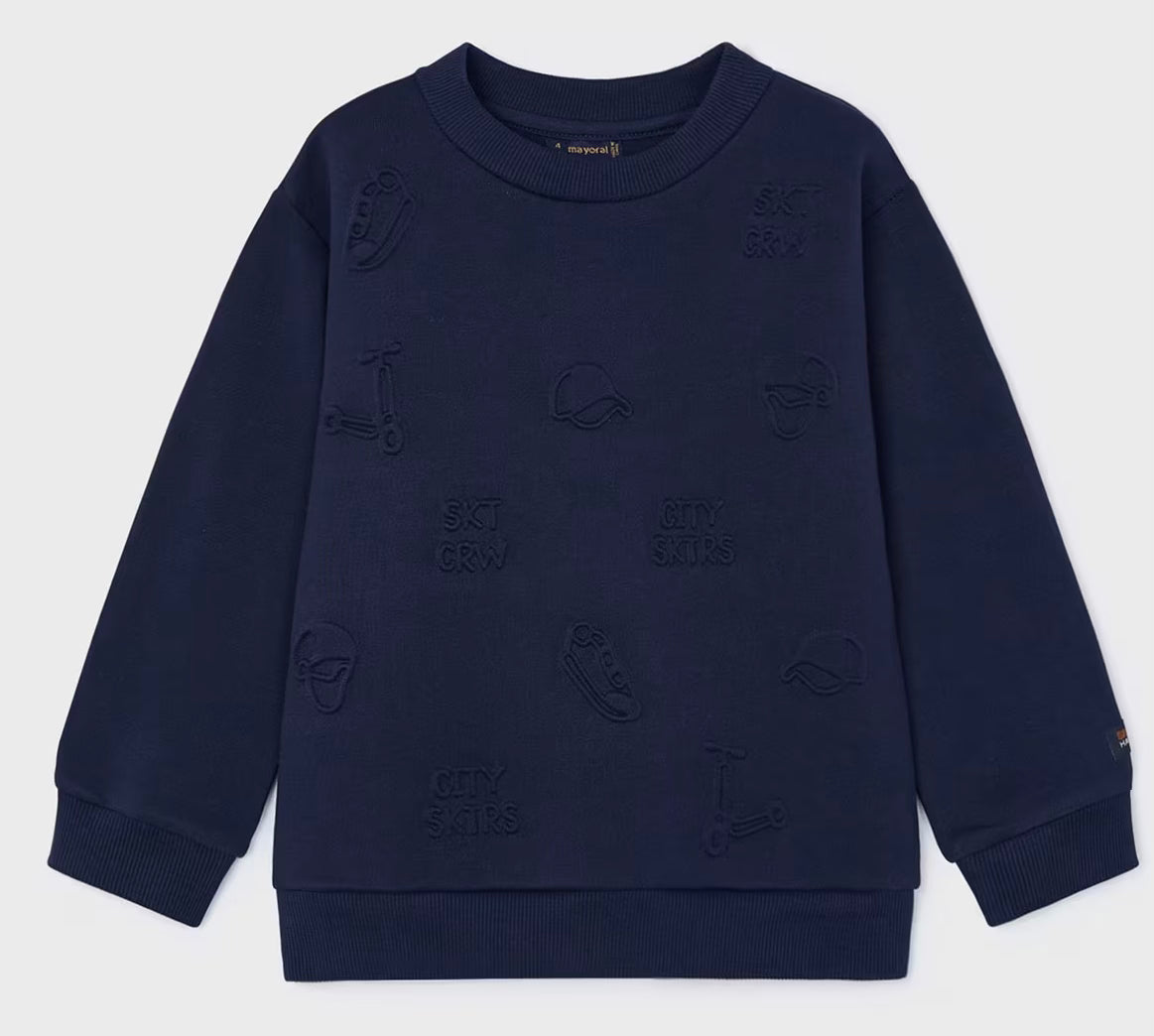 MAYORAL : EMBOSSED PULLOVER