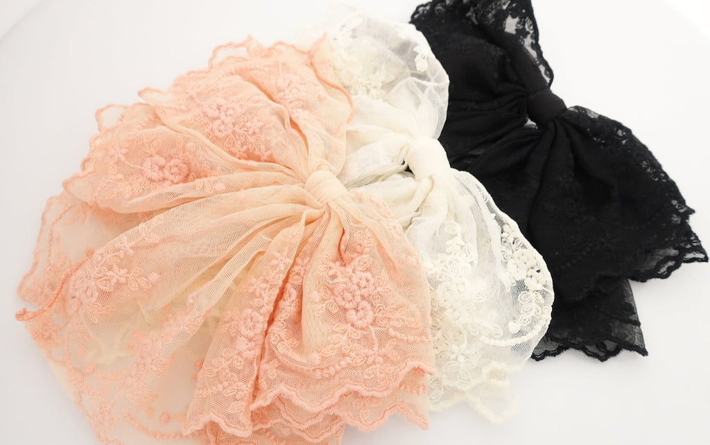 Floral Lace Drape Mesh BOW