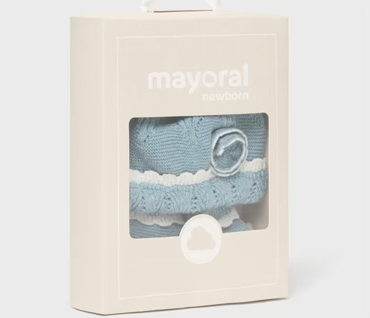 MAYORAL: HAT AND MITTENS SET