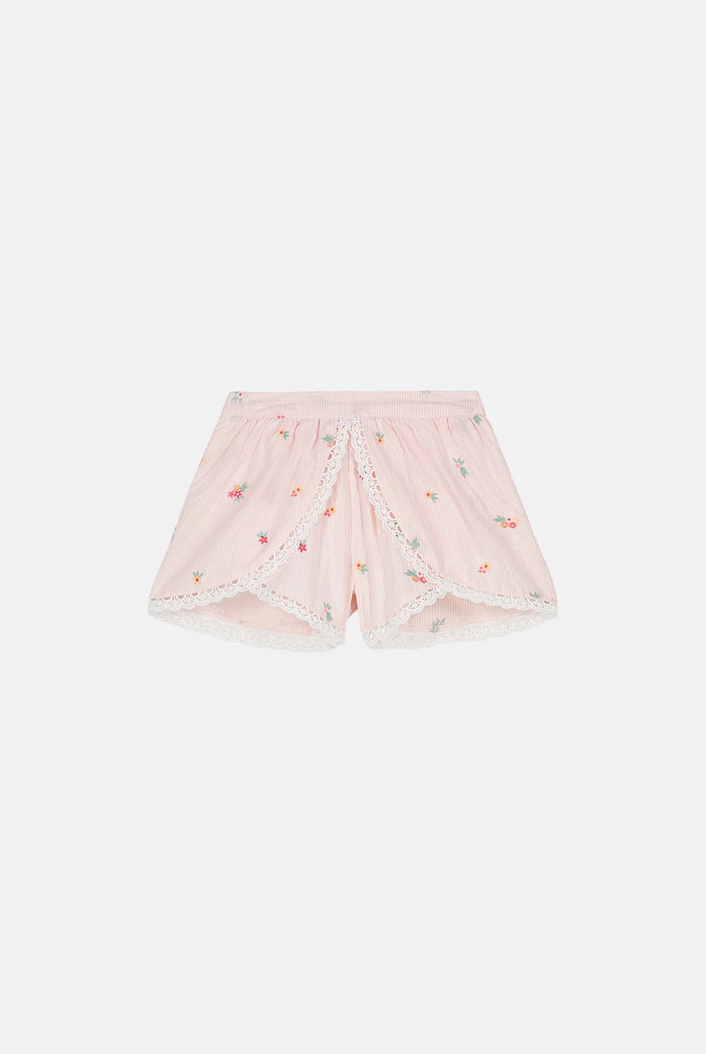 LOUISE MISHA: Pink Bouquet Shorts