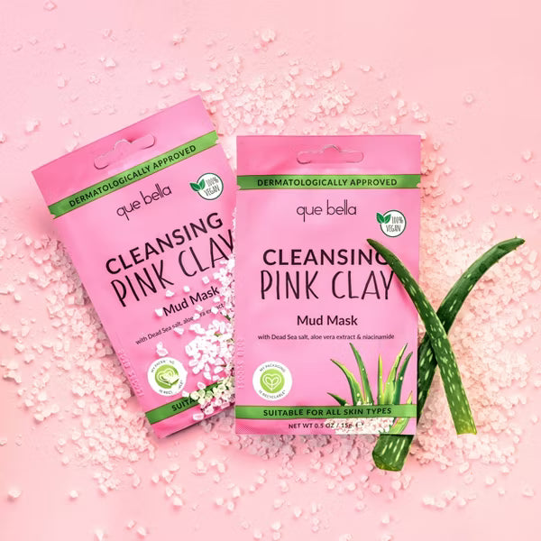 Que Bella : Cleansing Pink Clay Mud Mask