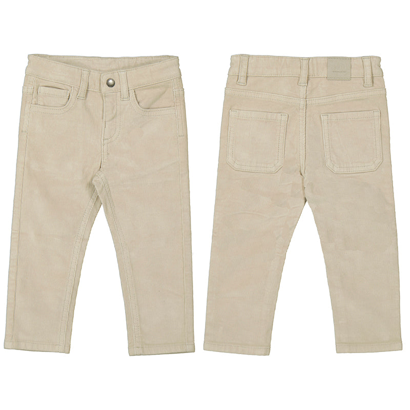 MAYORAL: Basic slim fit cord trosers