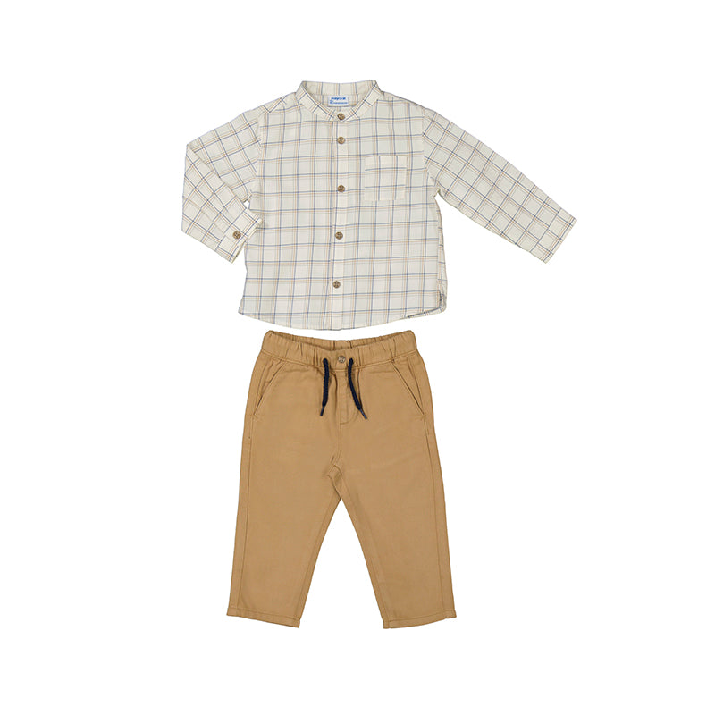 Mayoral Boys 2 pc long slv button down