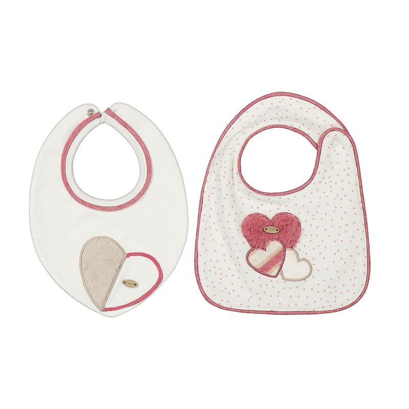 Mayoral girl baby bib