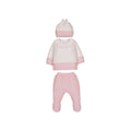 Mayoral : footed pants and hat set