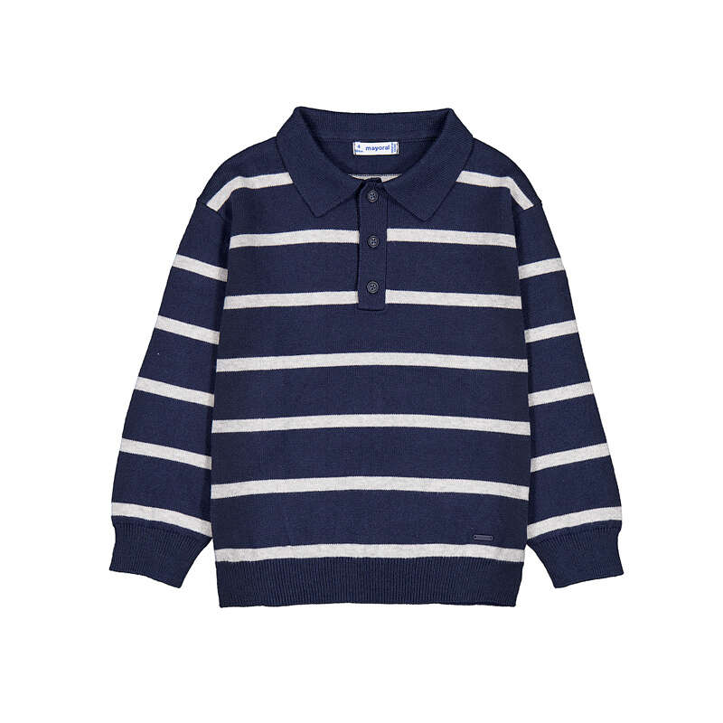 Mayoral : L/s knit polo