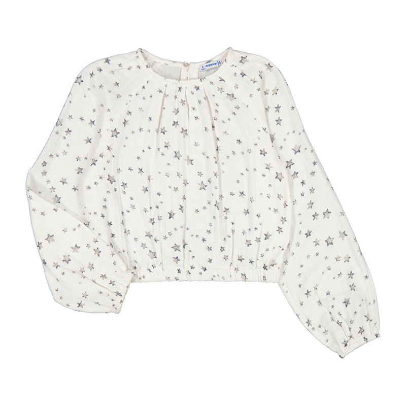 Mayoral : stars girls blouse