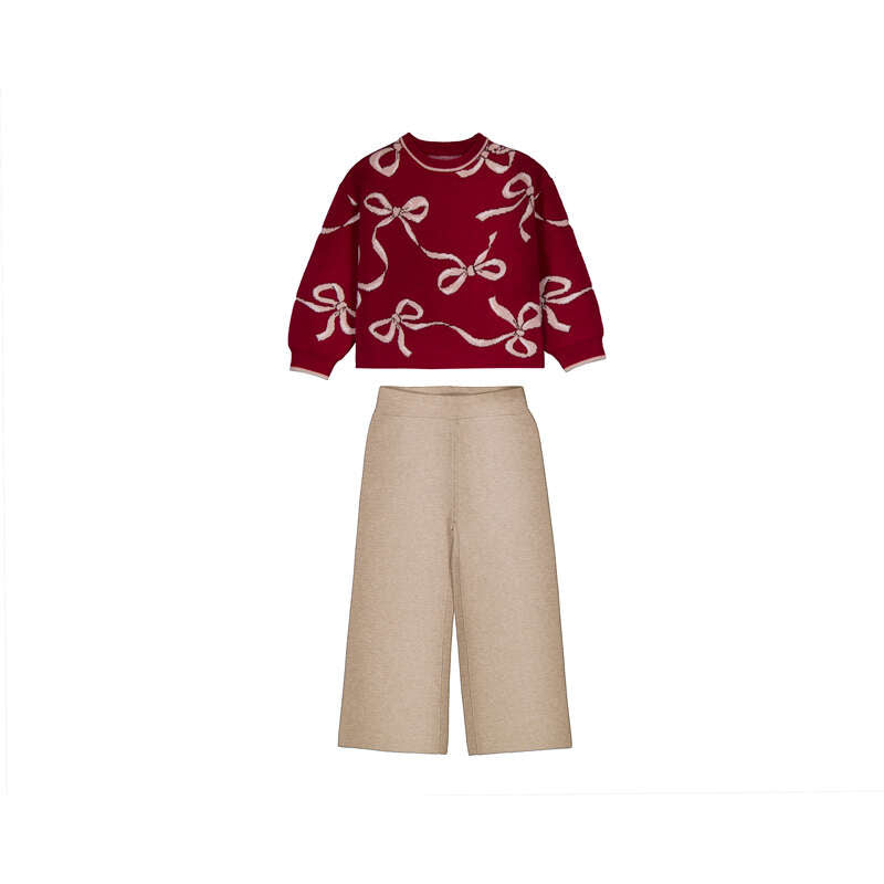 Mayoral : Long knit trousers set