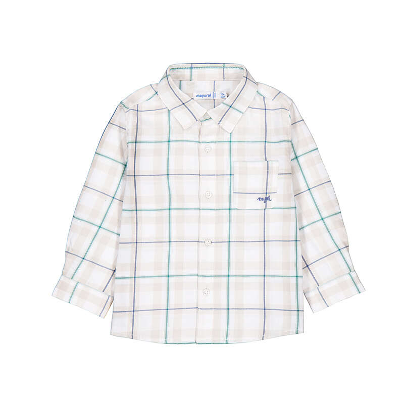 Mayoral : L/s checked shirt