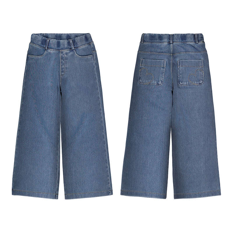 Mayoral : Long knit denim pant