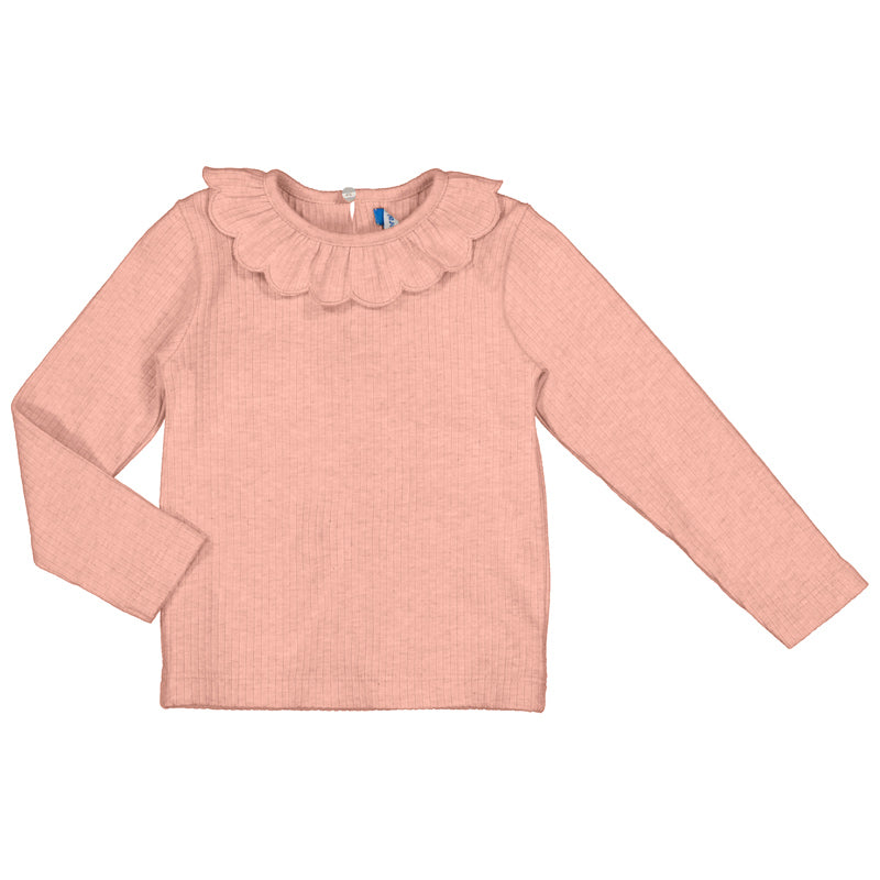 MAYORAL : GIRLS RUFFLE COLLAR LONG SLEEVE